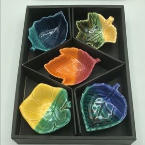 Home Grown Pa. Floral Fine Tableware dipping Dish